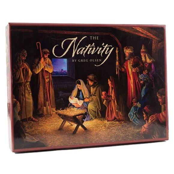 Galison The Nativity by Greg Olsen 1000 pc Jigsaw Puzzle NEW - Picture 1 of 8